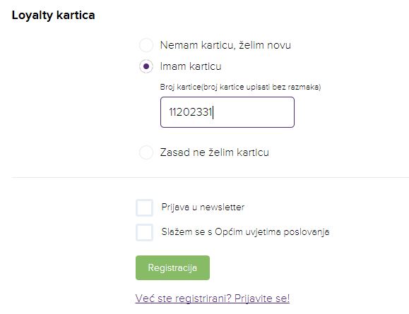 Kartica za popuste u Ljekarni Prima Farmacia