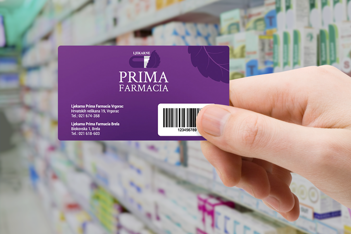 Prima Farmacia Klub vjernosti kartica