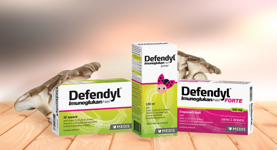 Defendyl sirup za djecu i kapsule za odrasle odličan su izvor beta glukana
