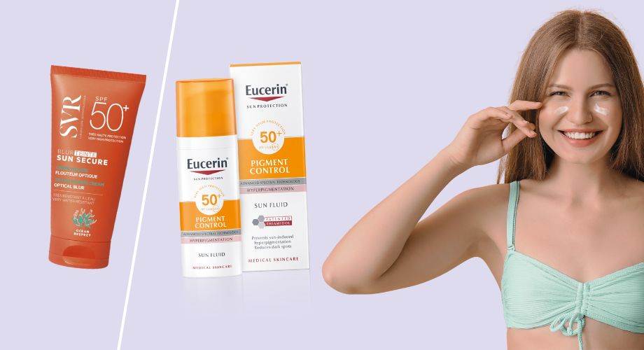 SPF za lice, SVR i Eucerin (hiperpigmentacija)